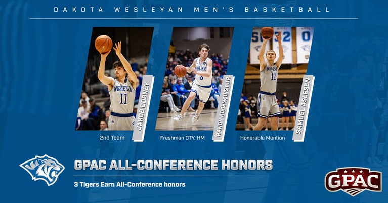 THREE TIGERS EARN ALL-CONFERENCE HONORS IN MEN’S BASKETBALL, ROSENQUIST JR. NAMED FRESHMAN OF THE YEAR