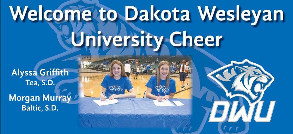 Griffith, Murray Sign with DWU Cheer
