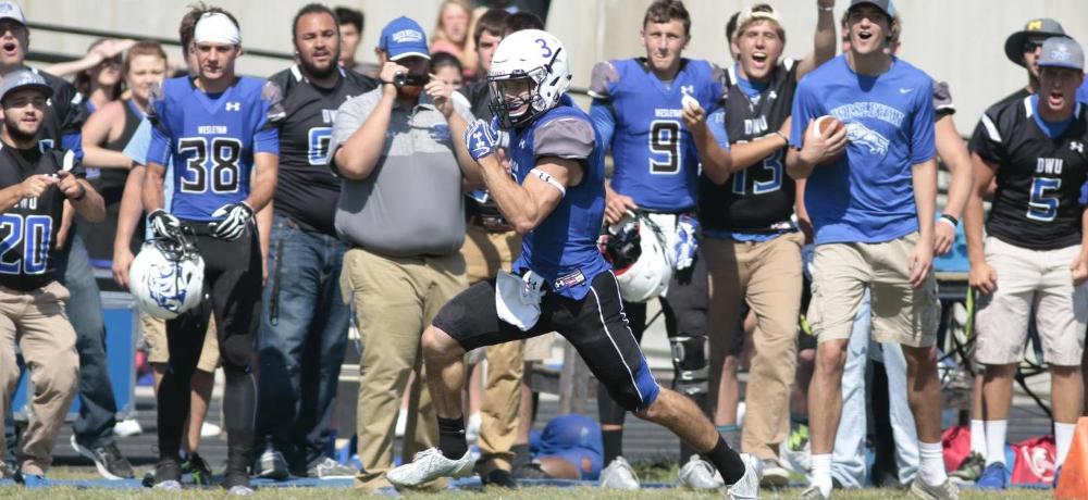 No. 16 DWU runs over No. 8 Tabor for first win