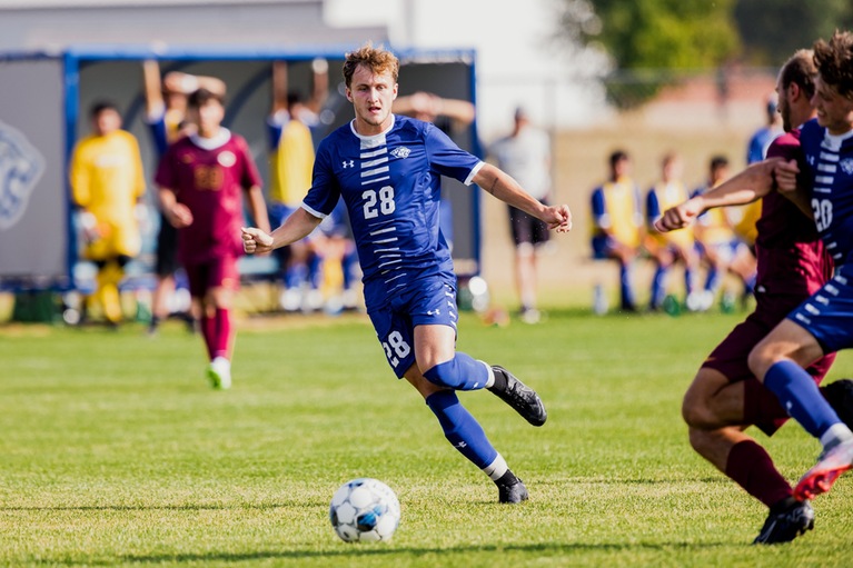 MENS SOCCER COMES UP JUST SHORT AGAINST D-3 OPPONENT COBBERS, 2-1