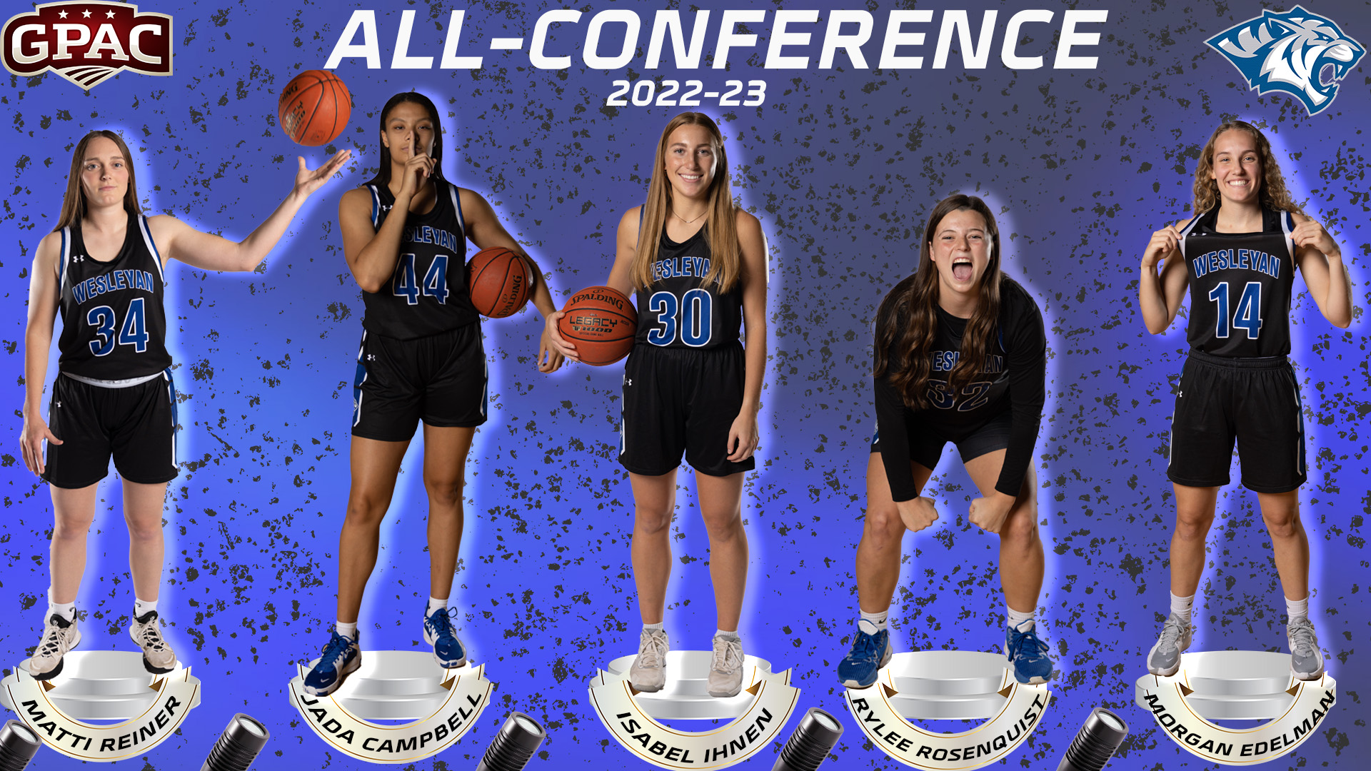 FIVE TIGER WOMEN'S BASKETBALL PLAYERS EARN GPAC ALL-CONFERENCE HONORS