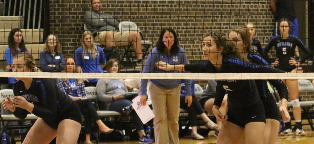No. 1 Hastings downs DWU volleyball
