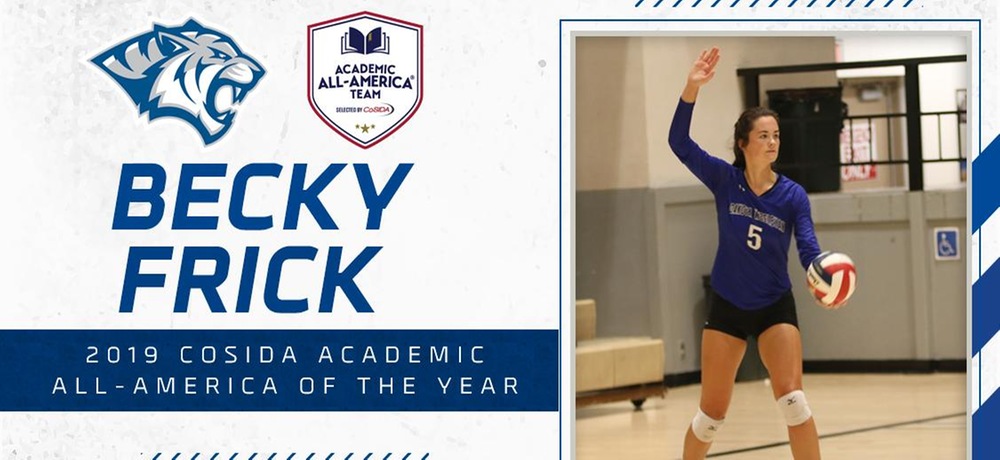 Frick honored as Academic All-America Team Member of the Year
