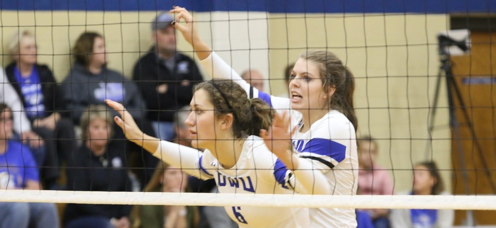 Volleyball handles Lancers in straight sets