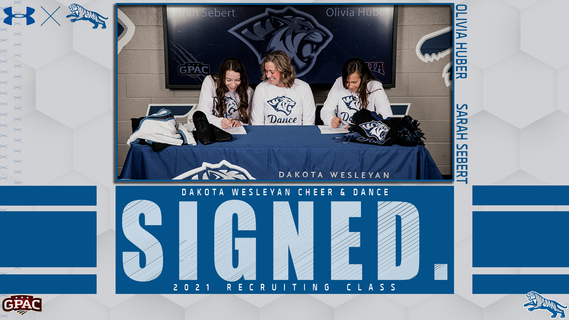 DWU CHEER AND DANCE TEAM SIGNS TWO STUDENT-ATHLETES FOR FIRST-EVER COMPETITIVE TEAM