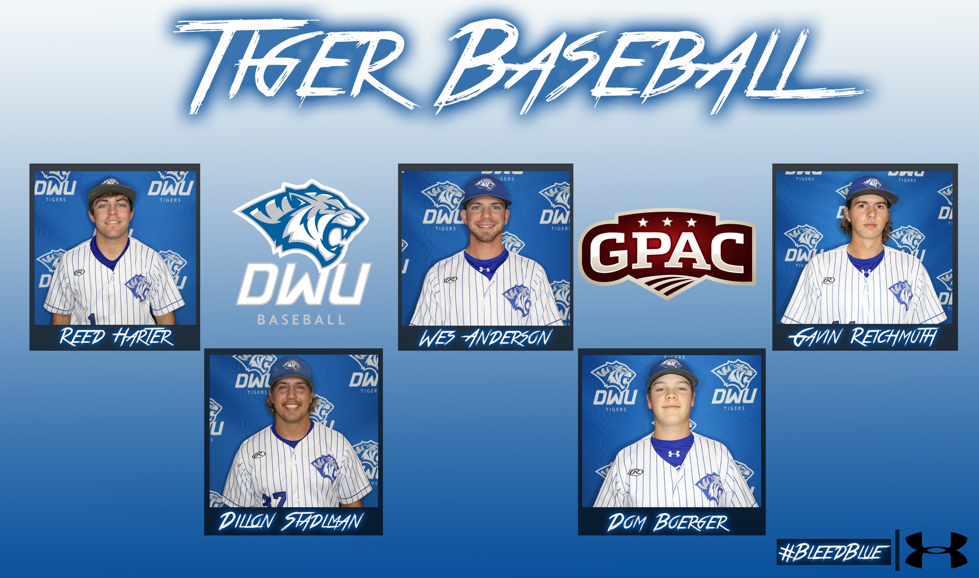 Reichmuth named Gold Glove Pitcher as five members tabbed to All-GPAC Team