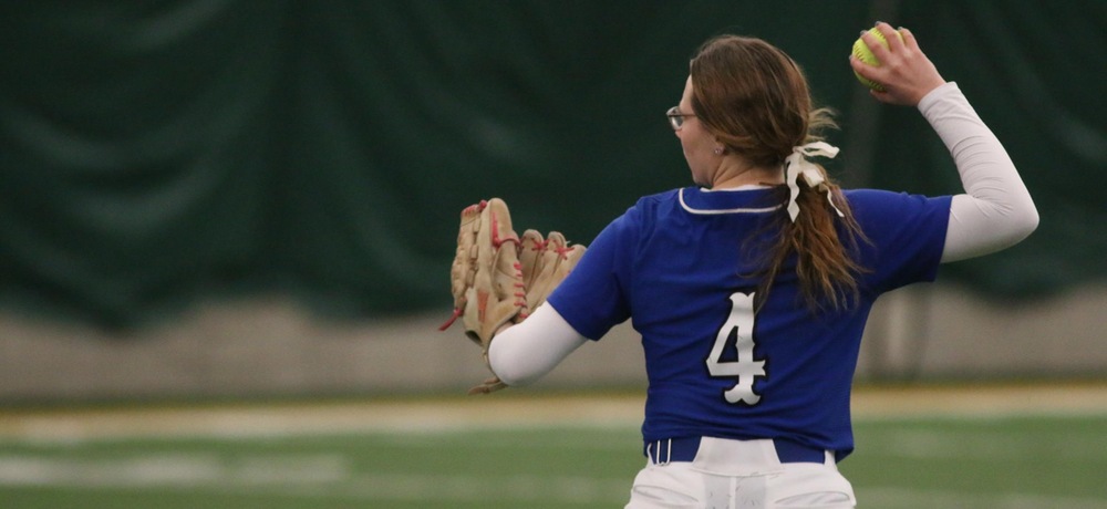 Softball splits games at PC Dome Classic