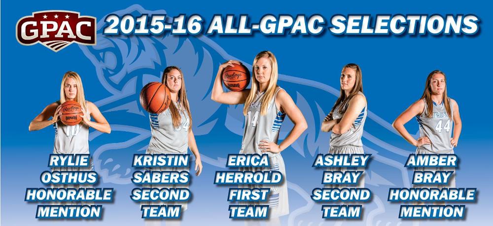 Herrold highlights group of five All-GPAC honorees