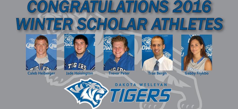 Five Tigers named NAIA Scholar Athletes