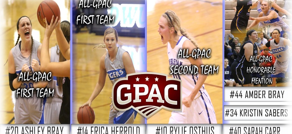 Herrold and Bray named to GPAC First Team, four other Tigers honored