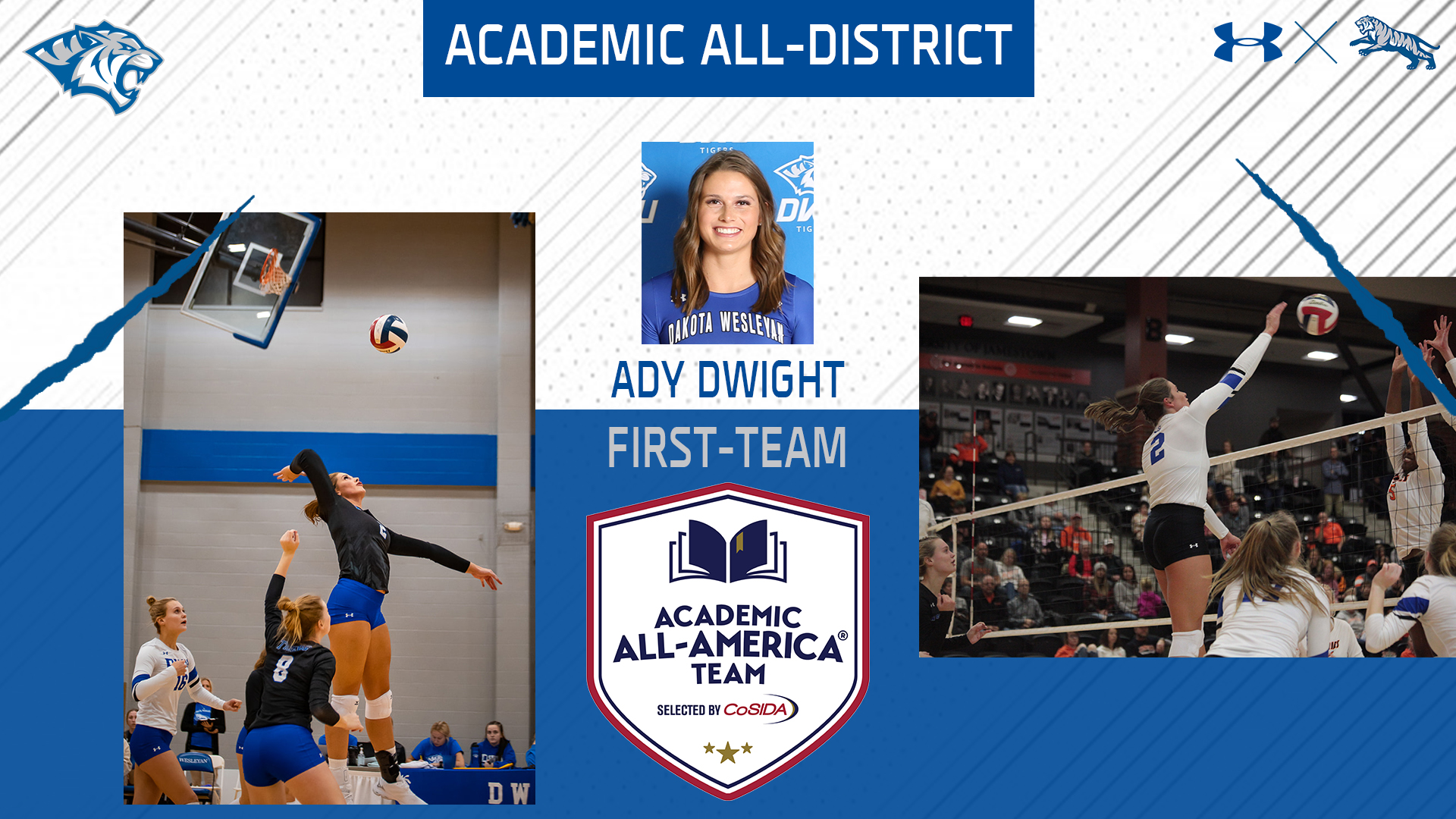 DWIGHT TABBED WITH FIRST-TEAM ACADEMIC ALL-DISTRICT HONORS