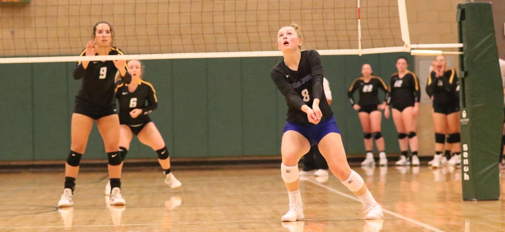 TIGERS VOLLEYBALL UNABLE TO GET THE SWEEP AS THEY FALL TO THE EAGLES